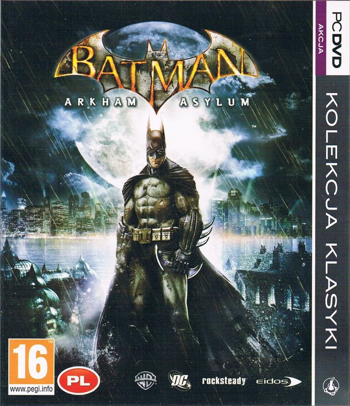 Front Cover for Batman: Arkham Asylum (Windows) (Kolekcja Klasyki release)