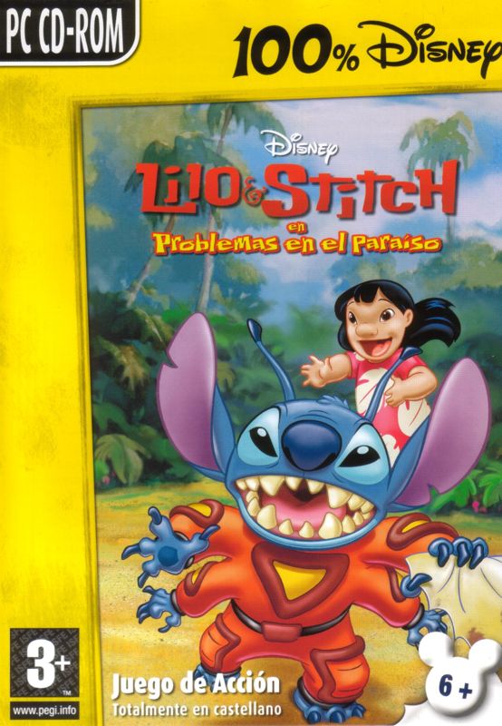 Front Cover for Disney's Lilo & Stitch: Trouble in Paradise (Windows) (Spanish re-edition from the "100% Disney" series.)