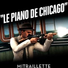 Front Cover for L.A. Noire: "Chicago Piano" Machine Gun (PlayStation 3) (download release)
