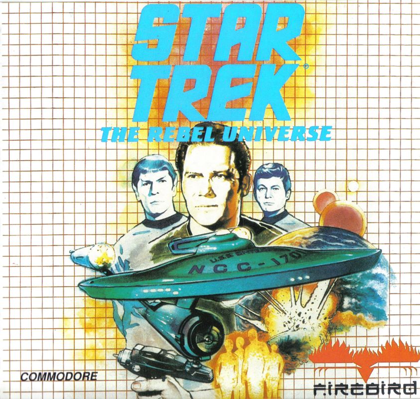 Front Cover for Star Trek: The Rebel Universe (Commodore 64)
