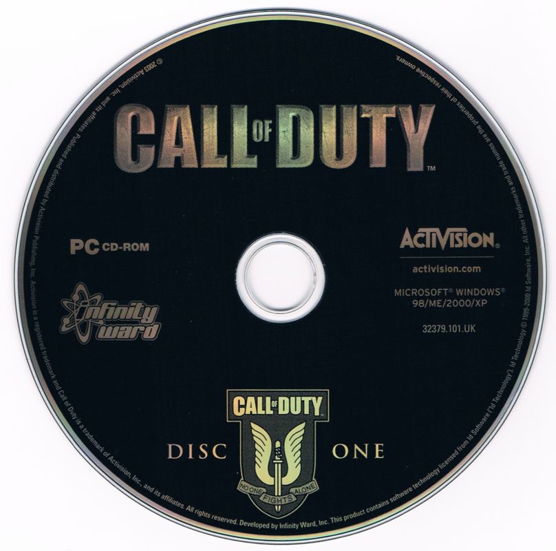 Media for Call of Duty (Windows) (European English release): Disc 1/2