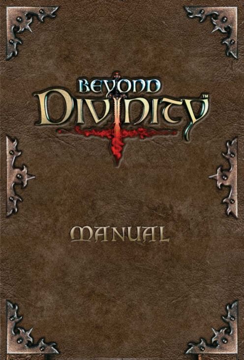 Manual for Beyond Divinity (Macintosh and Windows) (GOG.com release): Front