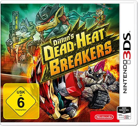 Front Cover for Dillon's Dead-Heat Breakers (Nintendo 3DS) (download release)