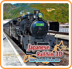 Front Cover for Japanese Rail Sim 3D: Travel of Steam (Nintendo 3DS) (download release)