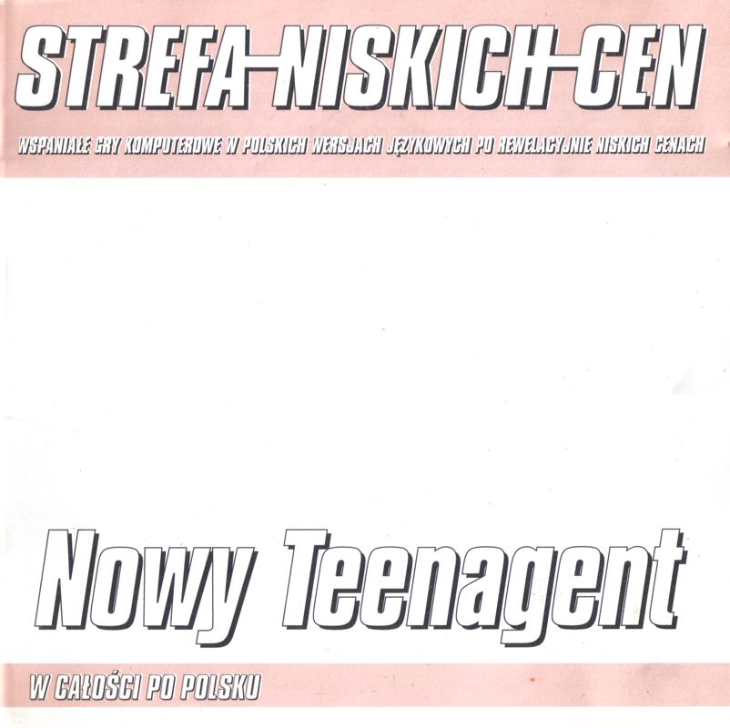 Other for Teen Agent (DOS) (Nowy Teenagent 2.0 CD-ROM release with audiotracks "Strefa Niskich Cen"): Jewel Case - Front