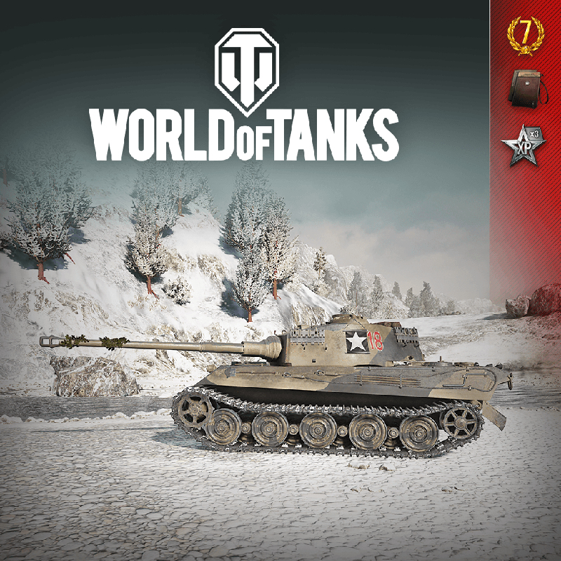 Front Cover for World of Tanks: US King Tiger II Ultimate (PlayStation 4) (download release)