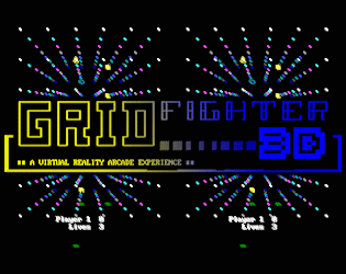 Front Cover for Gridfighter 3D (DOS and Linux and Macintosh)