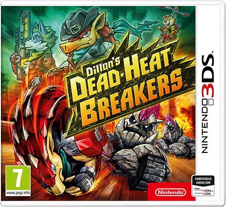 Front Cover for Dillon's Dead-Heat Breakers (Nintendo 3DS) (download release)