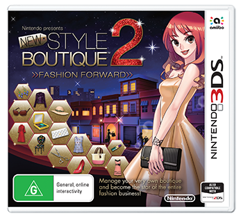 Front Cover for Style Savvy: Fashion Forward (Nintendo 3DS) (download release)