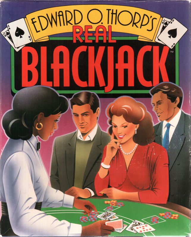 Front Cover for Edward O. Thorp's Real Blackjack (DOS)