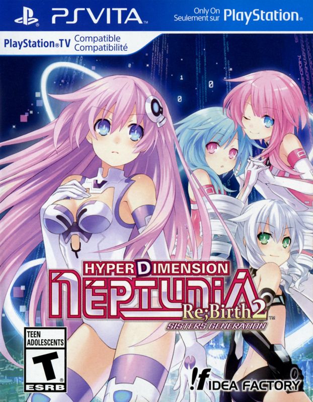Front Cover for Hyperdimension Neptunia: Re;Birth2 - Sisters Generation (PS Vita)