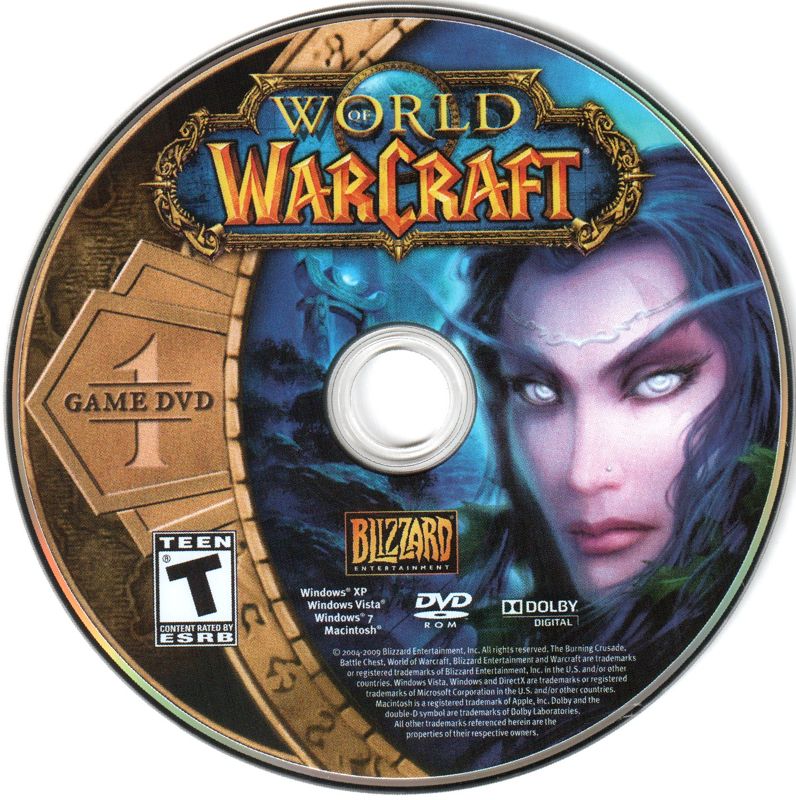 Media for World of WarCraft: Battle Chest (Macintosh and Windows): Disc 1