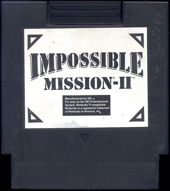 Media for Impossible Mission II (NES): Cartridge - S.E.I release