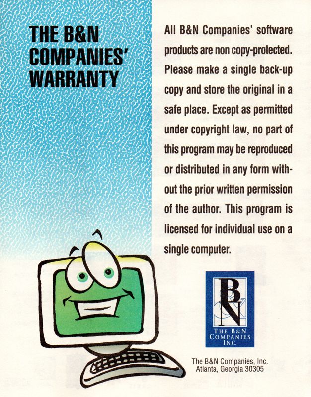 Other for Gateworld: The Home Planet (DOS): Warranty Brochure Front Page