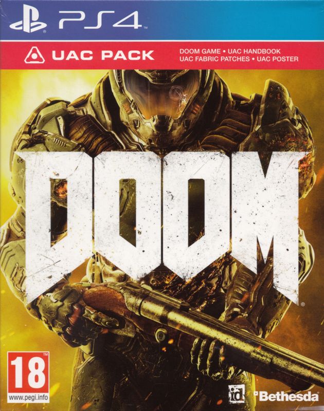 Front Cover for Doom (UAC Pack) (PlayStation 4)