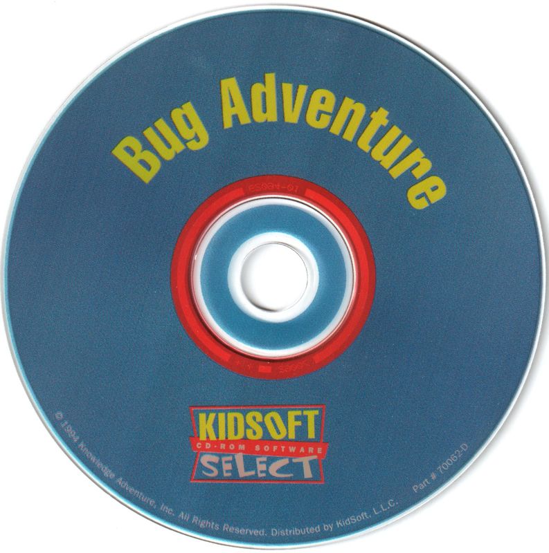Media for Bug Adventure (DOS and Windows 3.x)