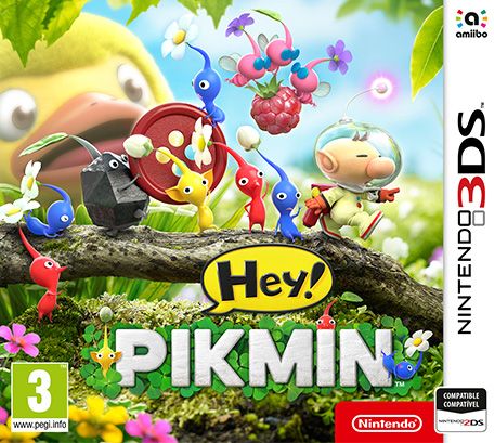 Front Cover for Hey! Pikmin (Nintendo 3DS) (download release)