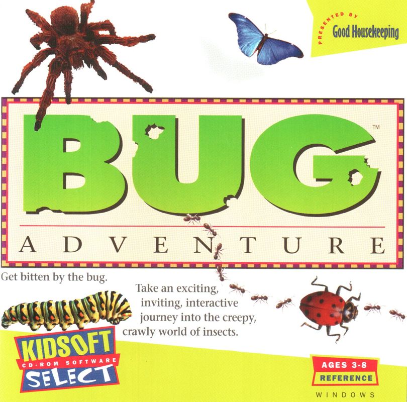 Front Cover for Bug Adventure (DOS and Windows 3.x)