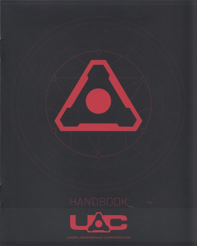 Extras for Doom (UAC Pack) (PlayStation 4): UAC Handbook - Front
