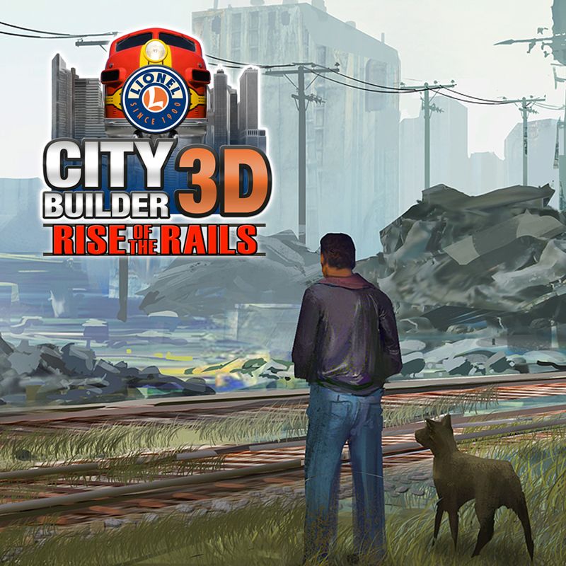 Front Cover for Lionel City Builder 3D: Rise of the Rails (Nintendo 3DS) (download release)