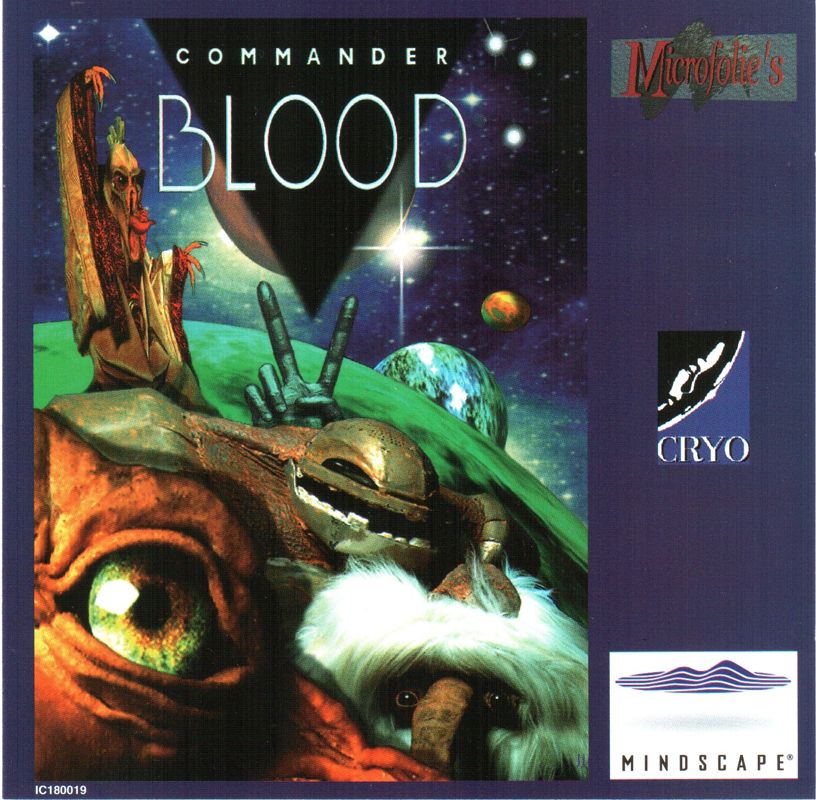 Front Cover for Commander Blood (DOS): Jewel Case