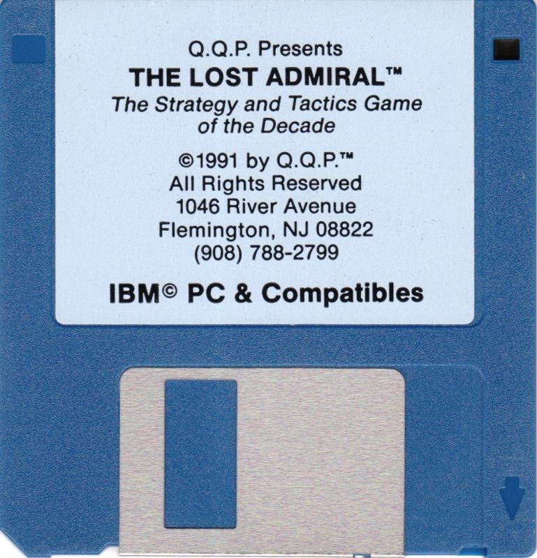 Media for The Lost Admiral (DOS) (5.25" disk version)