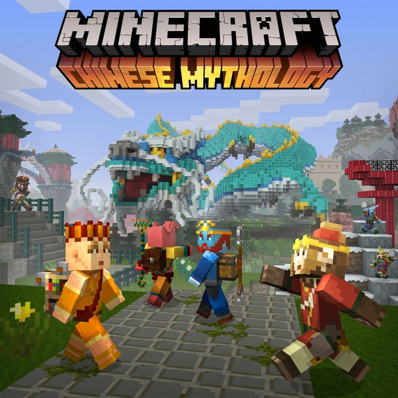Front Cover for Minecraft: Xbox One Edition - Chinese Mythology Mash-Up (PS Vita and PlayStation 3 and PlayStation 4) (download release)