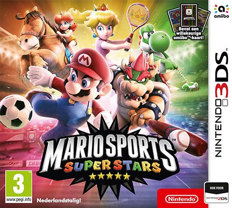 Front Cover for Mario Sports: Superstars (Nintendo 3DS) (download release)