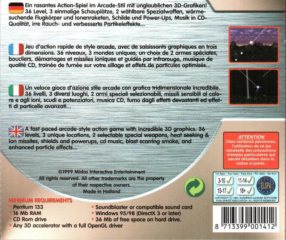 Back Cover for Global Defender (Windows) (Pocket Price release)