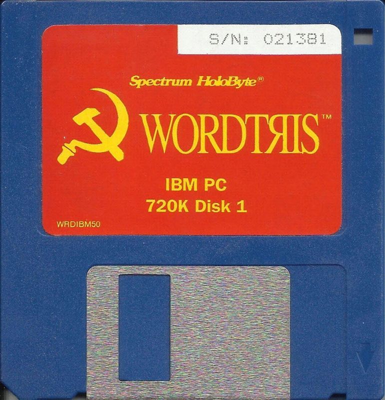 Media for Wordtris (DOS) (Dual Media Release): Disk 1/2