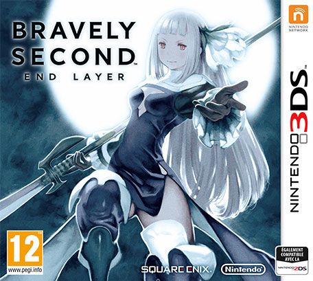 Front Cover for Bravely Second: End Layer (Nintendo 3DS) (download release)