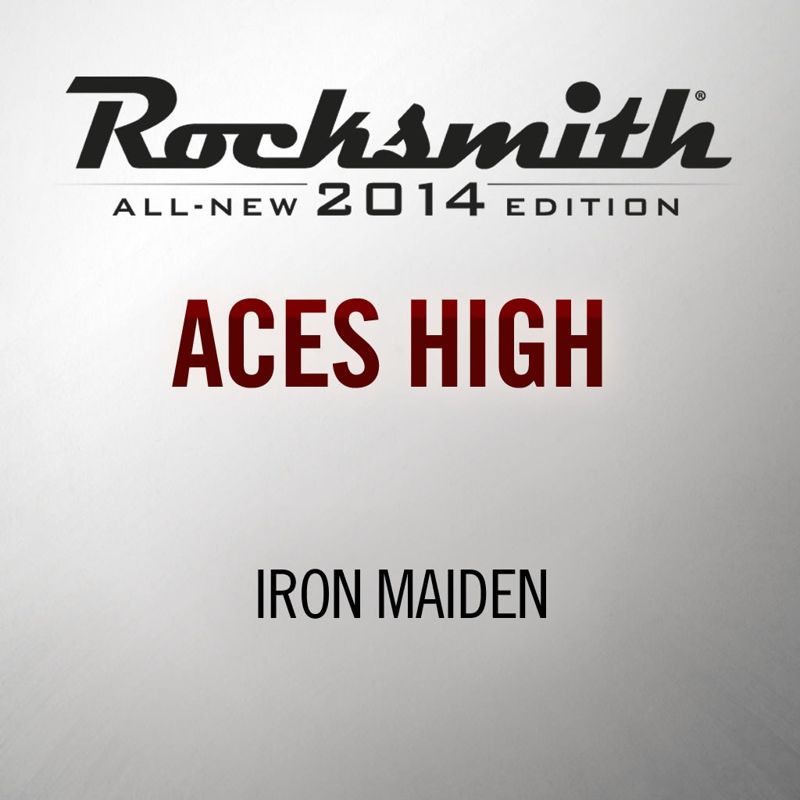 Front Cover for Rocksmith: All-new 2014 Edition - Iron Maiden: Aces High (PlayStation 3 and PlayStation 4) (download release)