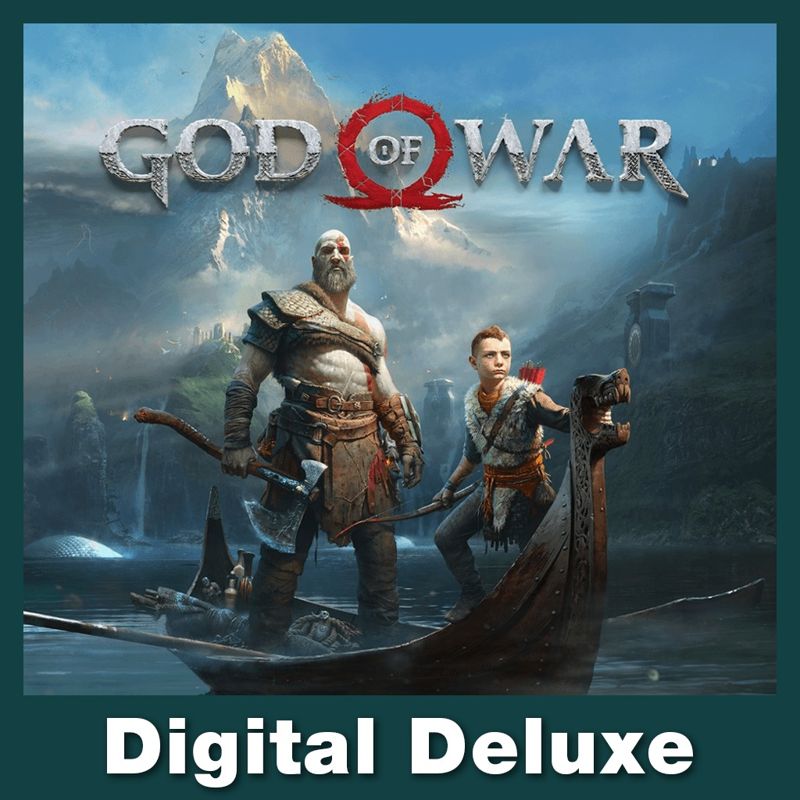 Front Cover for God of War (Digital Deluxe Edition) (PlayStation 4) (download release)