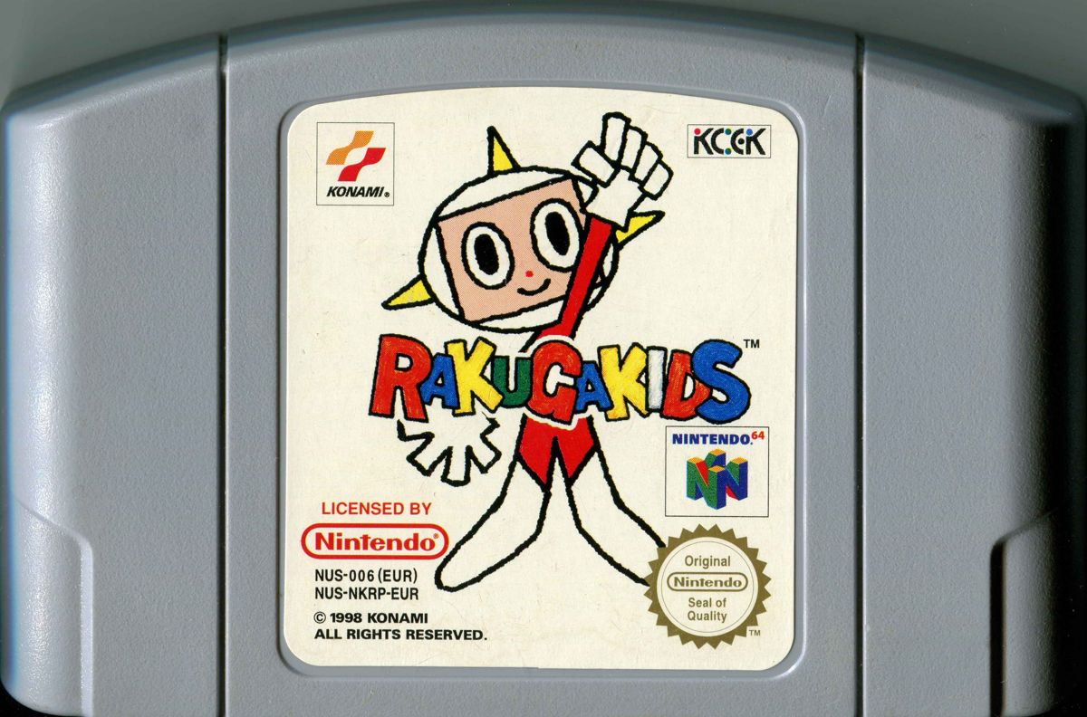 Media for Rakugakids (Nintendo 64)