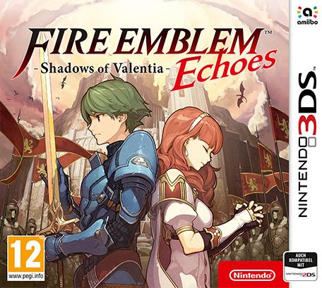 Front Cover for Fire Emblem Echoes: Shadows of Valentia (Nintendo 3DS) (download release)