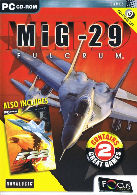 Front Cover for MiG-29 Fulcrum | F-22 Raptor (Windows)