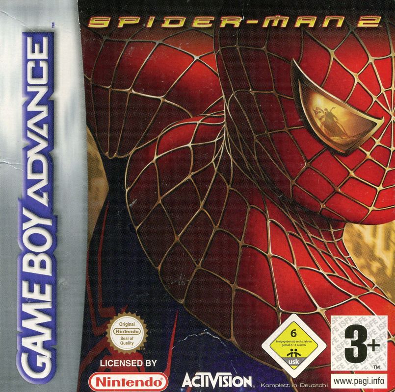 Front Cover for Spider-Man 2 (Game Boy Advance)