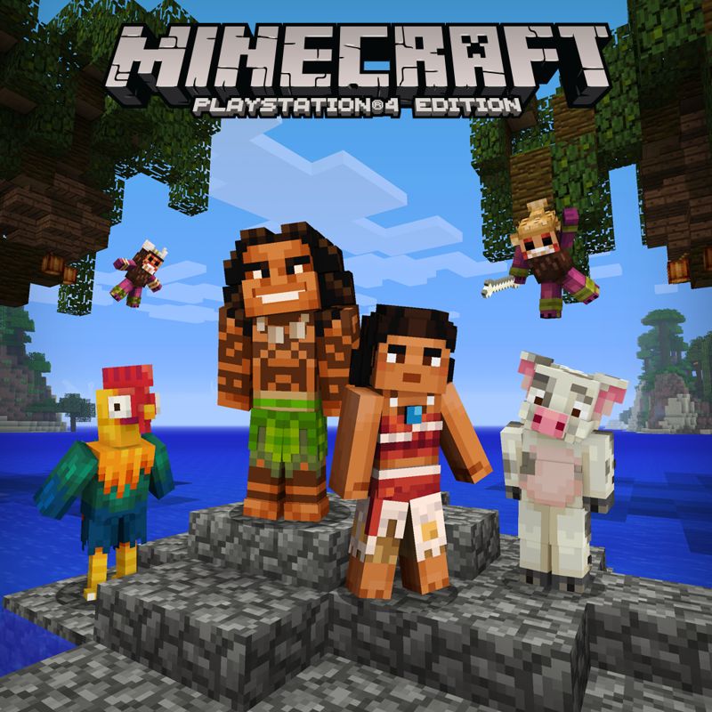 Front Cover for Minecraft: Moana Character Pack (PlayStation 4) (download release)