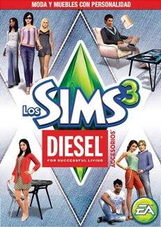 Front Cover for The Sims 3: Diesel Stuff (Macintosh and Windows) (Origin release)