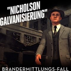 Front Cover for L.A. Noire: "Nicholson Electroplating" Arson Desk Case (PlayStation 3) (download release)