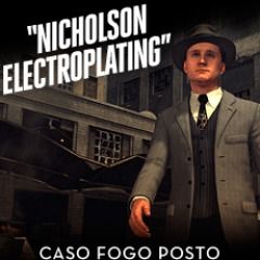 Front Cover for L.A. Noire: "Nicholson Electroplating" Arson Desk Case (PlayStation 3) (download release)