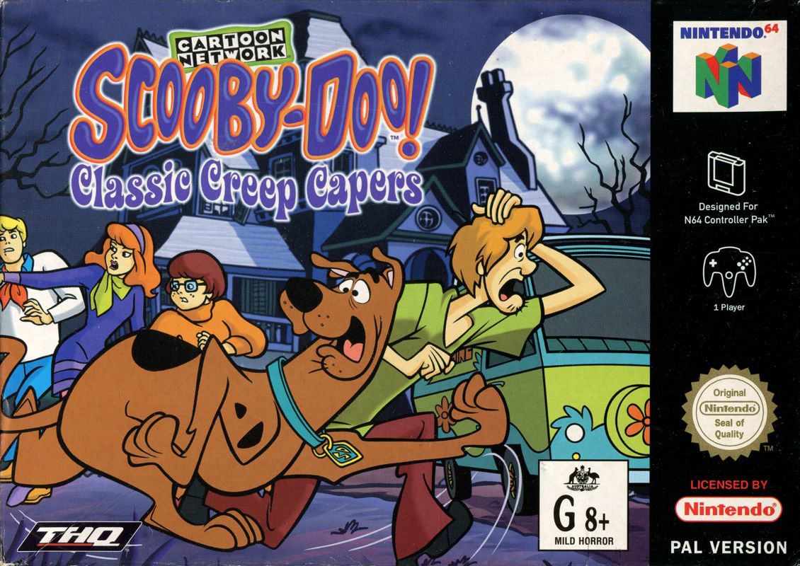 Front Cover for Scooby-Doo!: Classic Creep Capers (Nintendo 64)