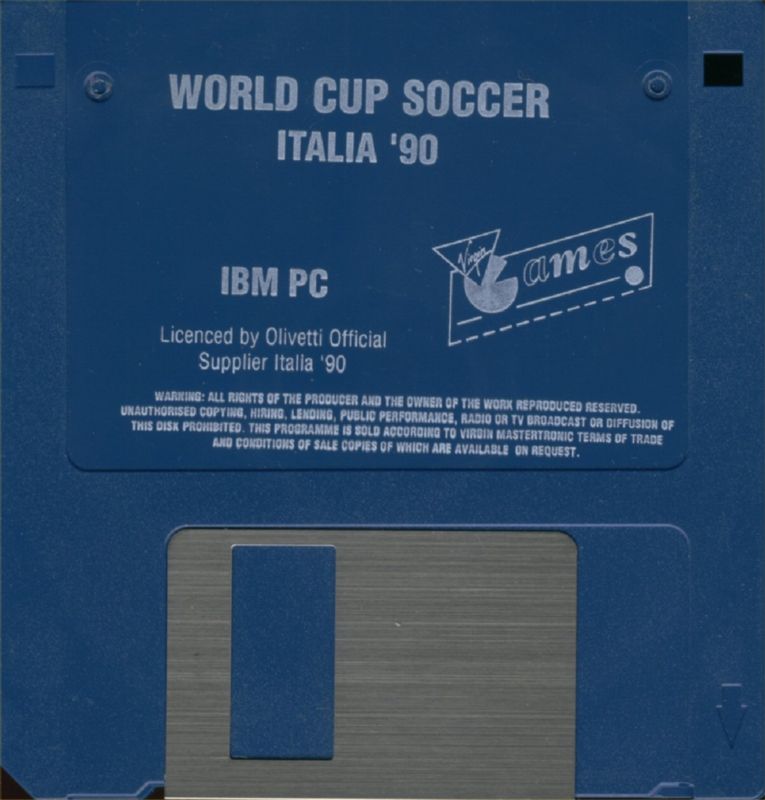 Media for Rick Davis's World Trophy Soccer (DOS) (Dual media release): 3.5" Disk