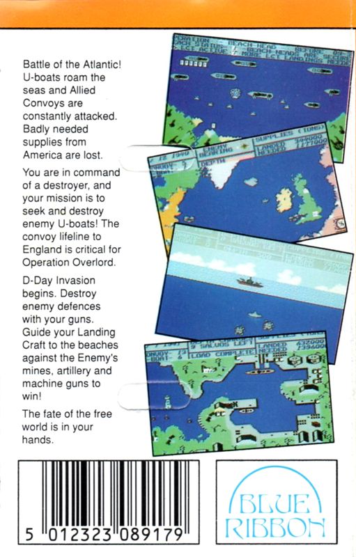 Back Cover for Wulfpack (Amstrad CPC)