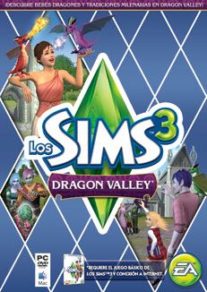Front Cover for The Sims 3: Dragon Valley (Gold Edition) (Macintosh and Windows) (Origin release)