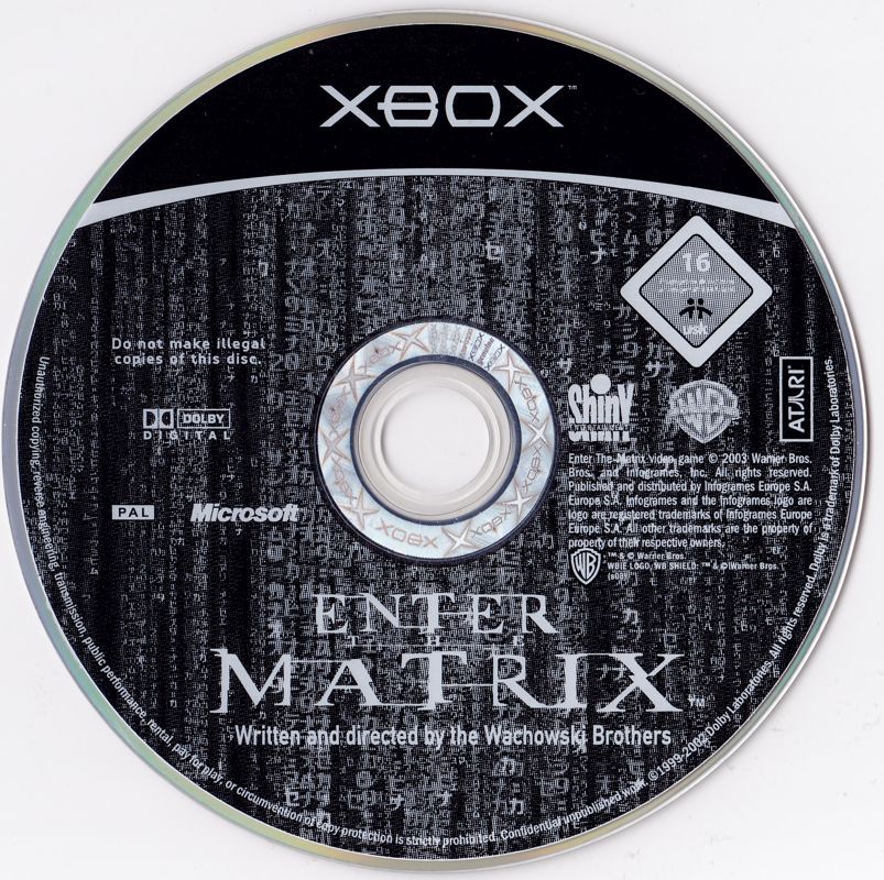 Media for Enter the Matrix (Xbox)