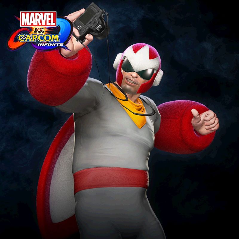 Front Cover for Marvel vs. Capcom: Infinite - Frank West Proto Man Costume (PlayStation 4) (download release)