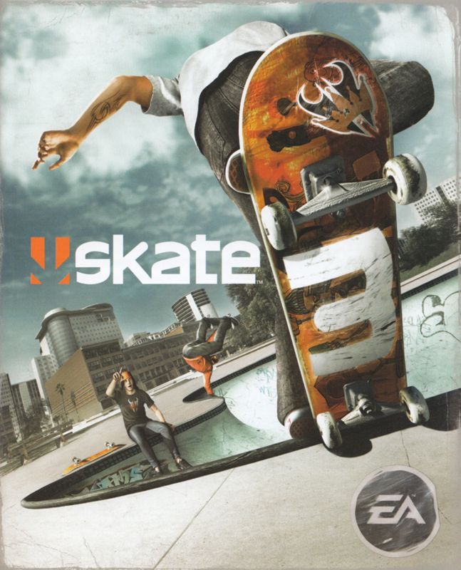 Manual for skate 3 (PlayStation 3) (Essentials release): Front