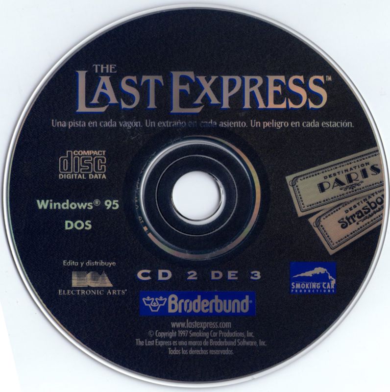 Media for The Last Express (DOS and Windows): Disc 2