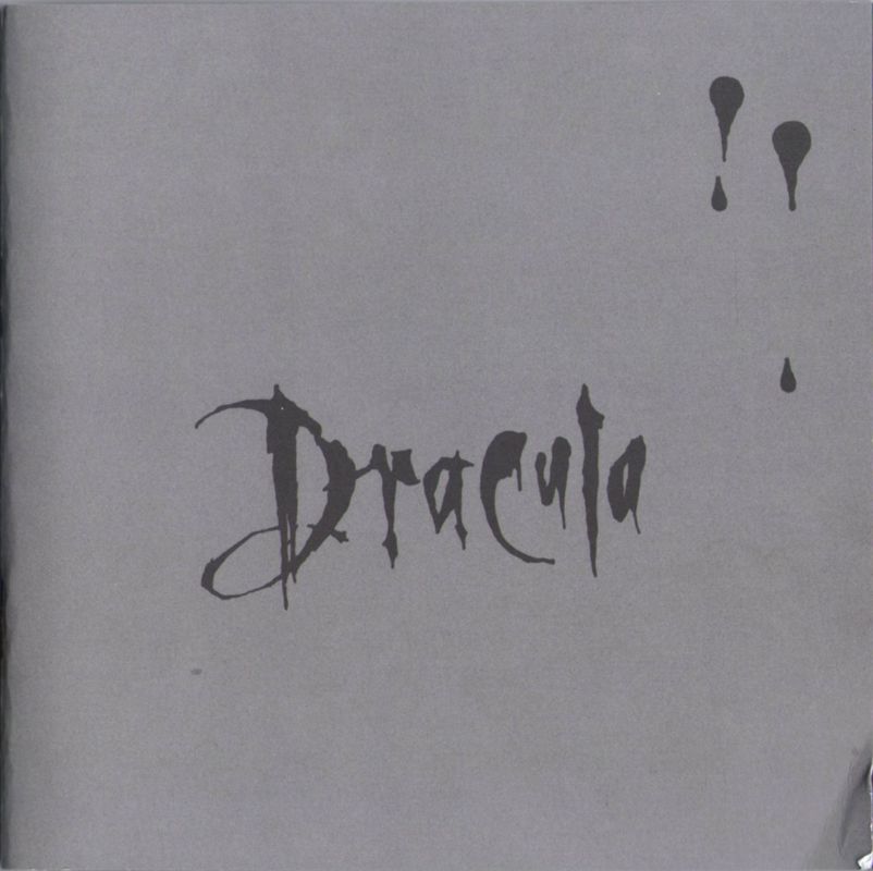 Manual for Bram Stoker's Dracula (DOS): Front